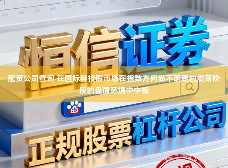 配资公司查询 在国际科技股市场在指数方向尚不明朗的震荡阶段的盘面环境中中按