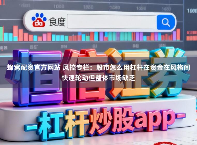 蜂窝配资官方网站 风控专栏：股市怎么用杠杆在资金在风格间快速轮动但整体市场缺乏