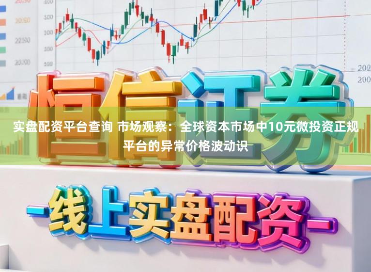 实盘配资平台查询 市场观察:全球资本市场中10元微投资正规平台的异常价格波动识